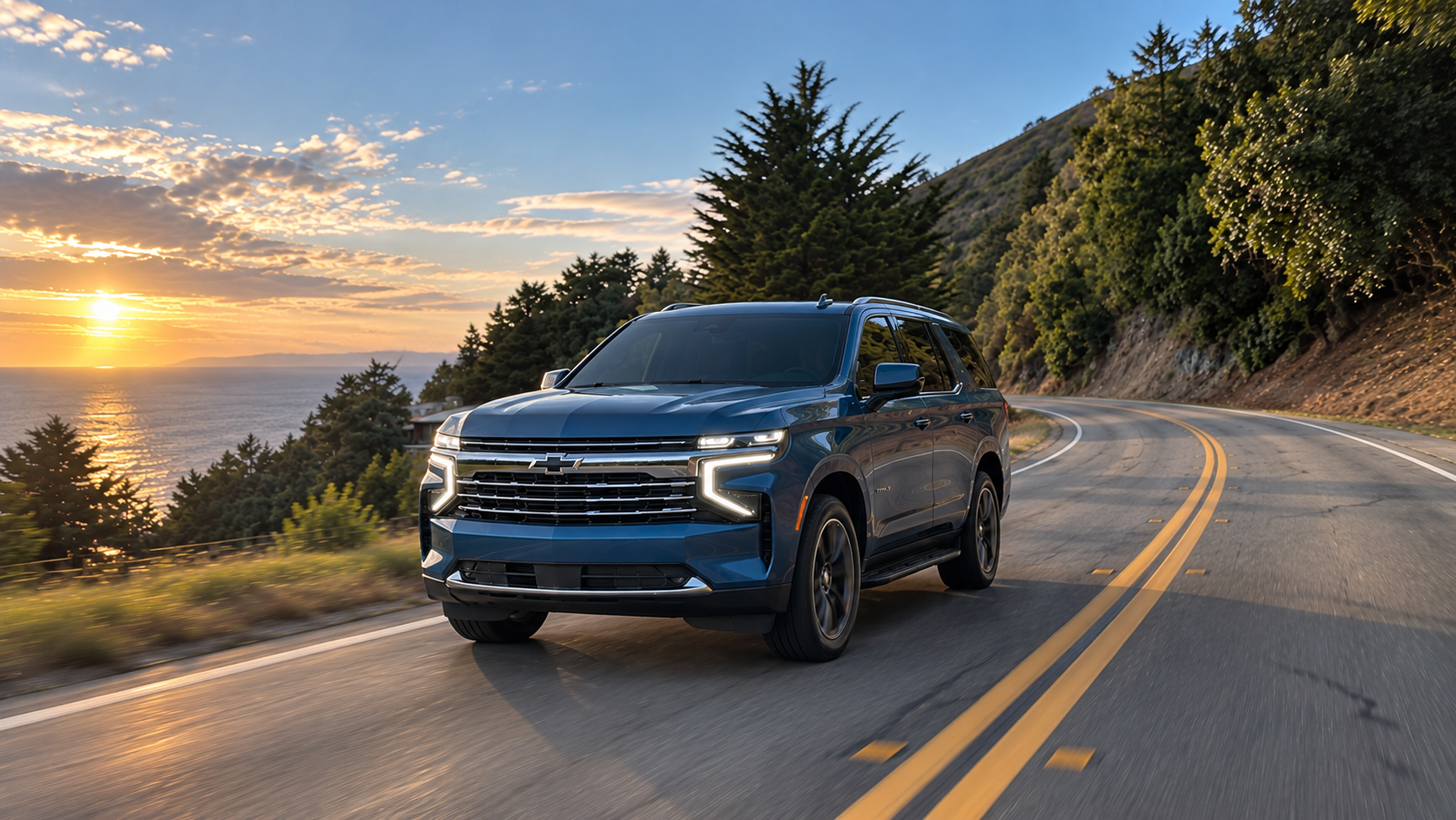 2026 Chevrolet Tahoe LT in Lakeshore Blue Metallic