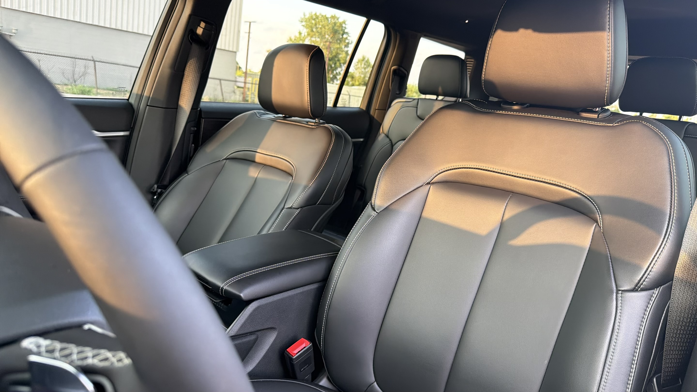 2026 Jeep Grand Cherokee L Limited — Front cabin & leather seats